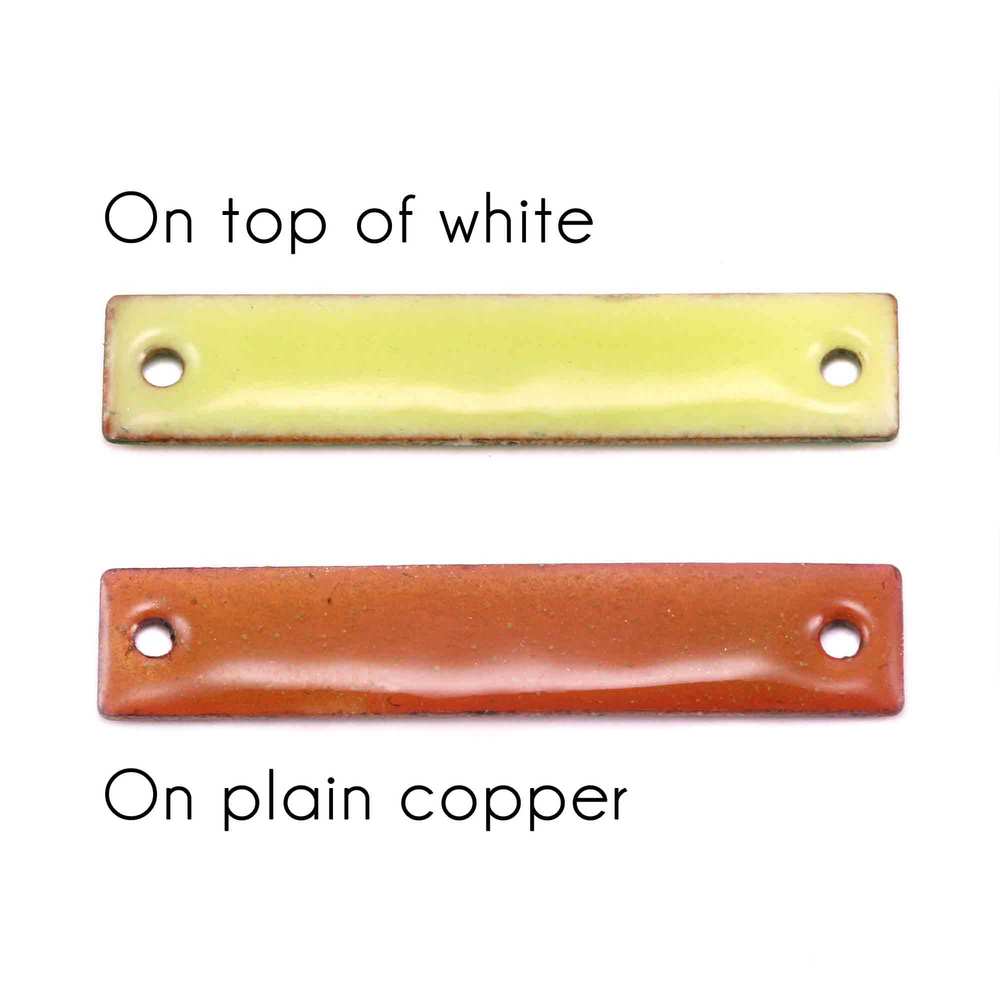 Enamel & Mixed Media Lime Yellow Transparent - Thompson Enamel #2230